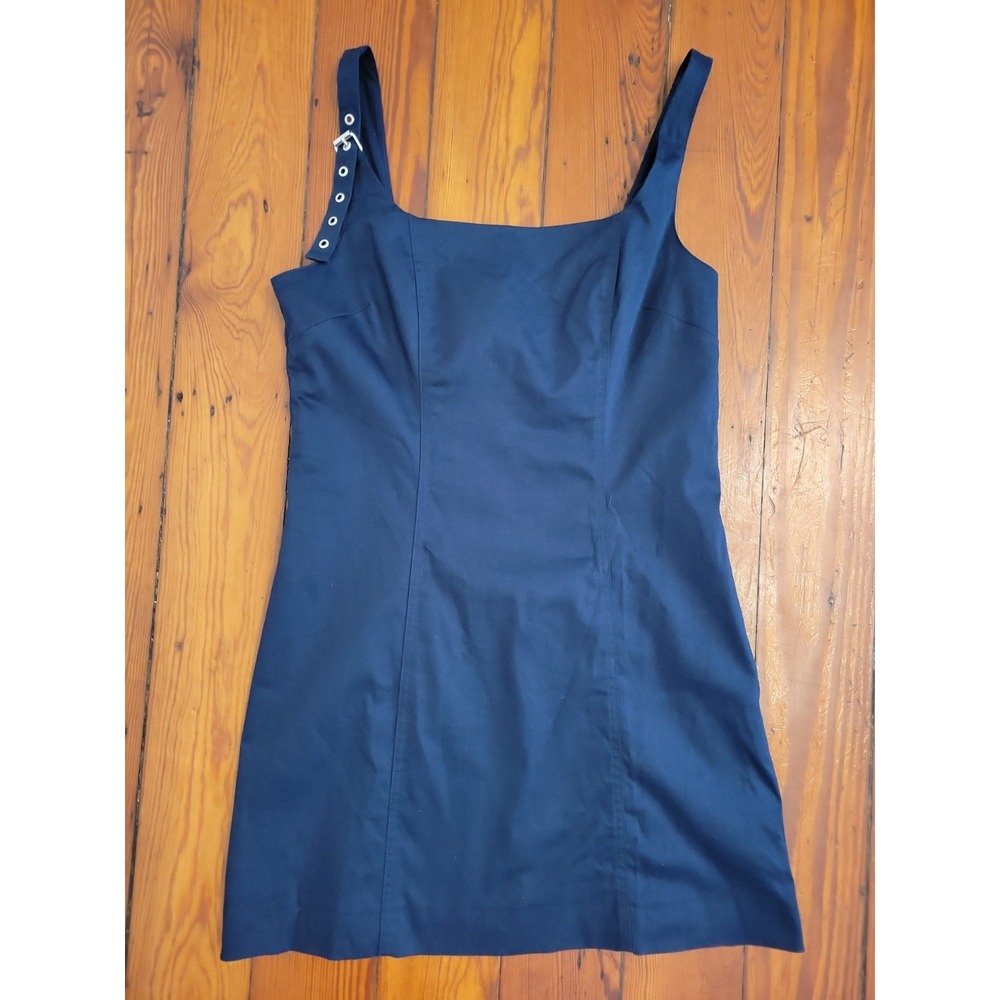 Maeve Belted Shoulder Strap Mini Dress Womens M Anthropologie Summer Casual Fun